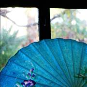 Old Blue Umbrella/Parasol